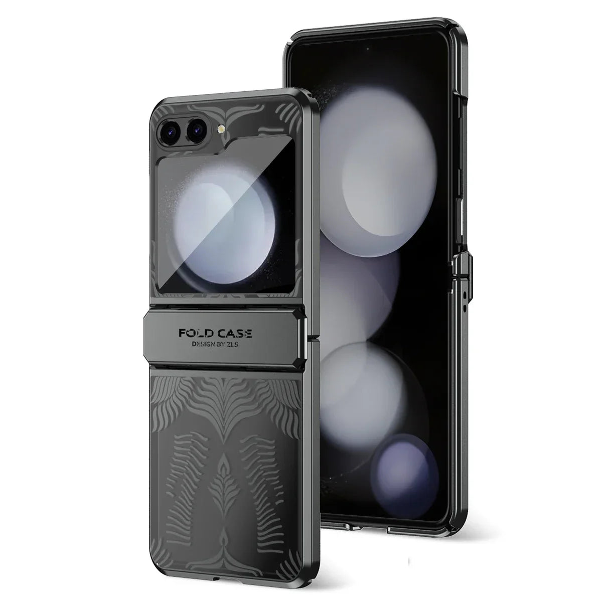 Ultra Thin Transparent Case With Hinge Protection For Galaxy Z Flip