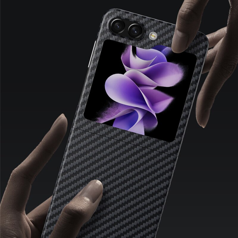 Ultra-thin Carbon Fiber Cover For Samsung Galaxy Z Flip