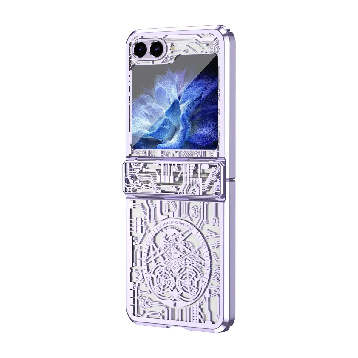 Glossy Checkered Case for Galaxy Z Flip Series – Scratch-Resistant & Shockproof