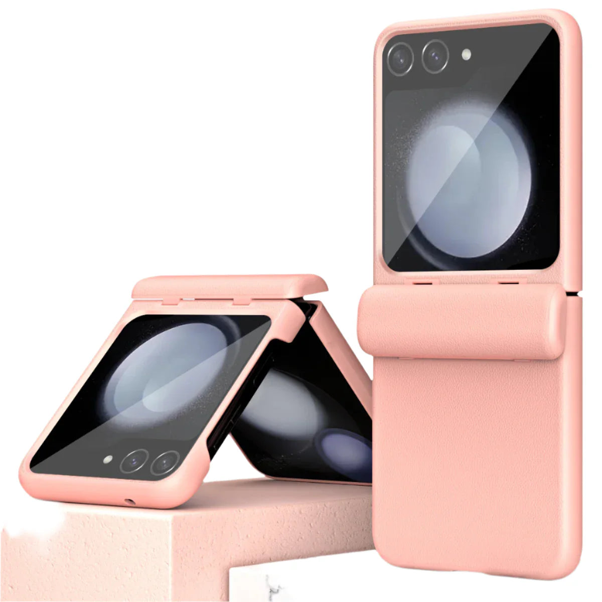 Hinge Protection Leather Case For Samsung Galaxy Z Flip Series