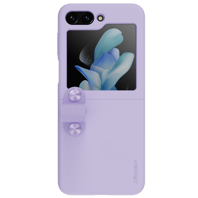 Liquid Silicone Case with Strap For Samsung Galaxy Z Flip Series