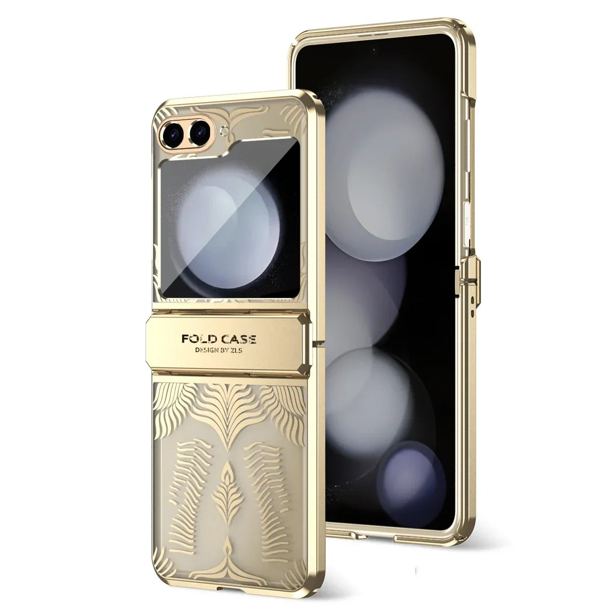 Ultra Thin Transparent Case With Hinge Protection For Galaxy Z Flip