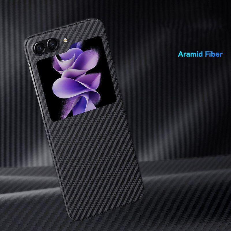 Ultra-thin Carbon Fiber Cover For Samsung Galaxy Z Flip
