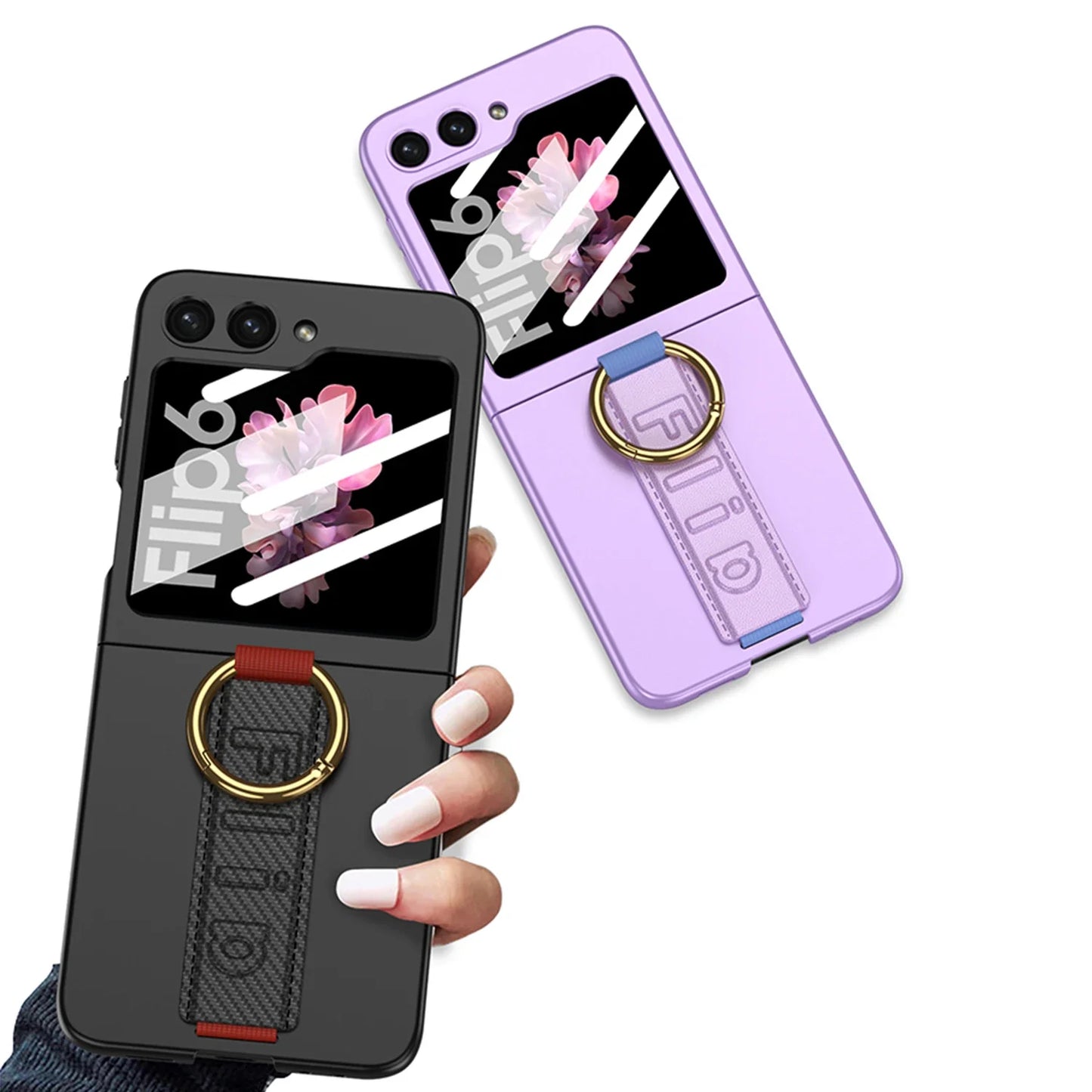 Ultra Thin Case with Strap for Samsung Galaxy Z Flip Series