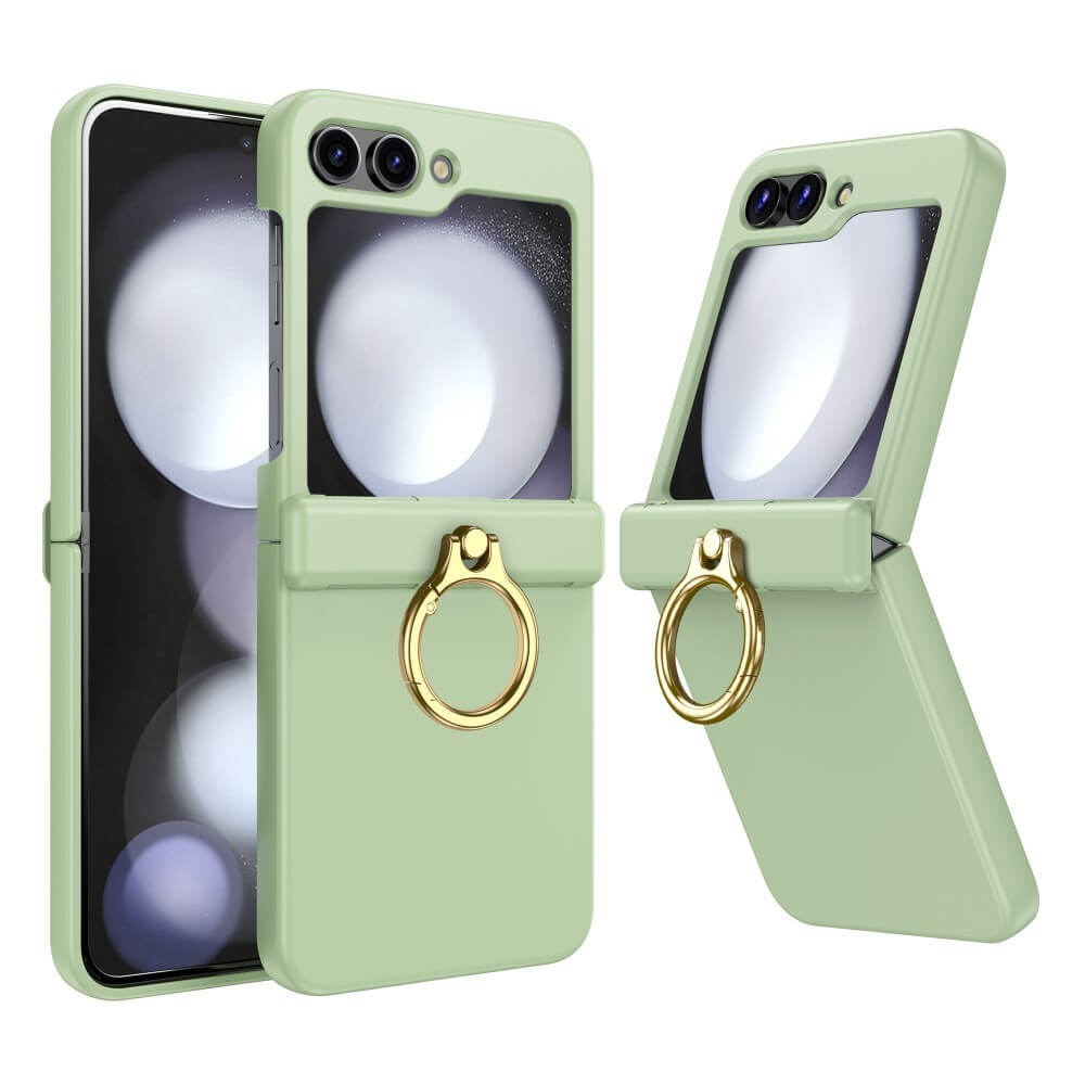 Shockproof Matte Case with Ring Holder For Samsung Galaxy Z Flip
