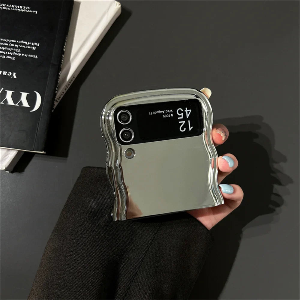 Tinfoil Bracket Wave Case for Samsung Galaxy Z Flip 7 & 6