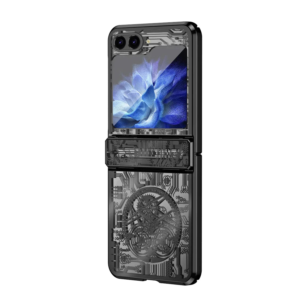 Glossy Checkered Case for Galaxy Z Flip Series – Scratch-Resistant & Shockproof