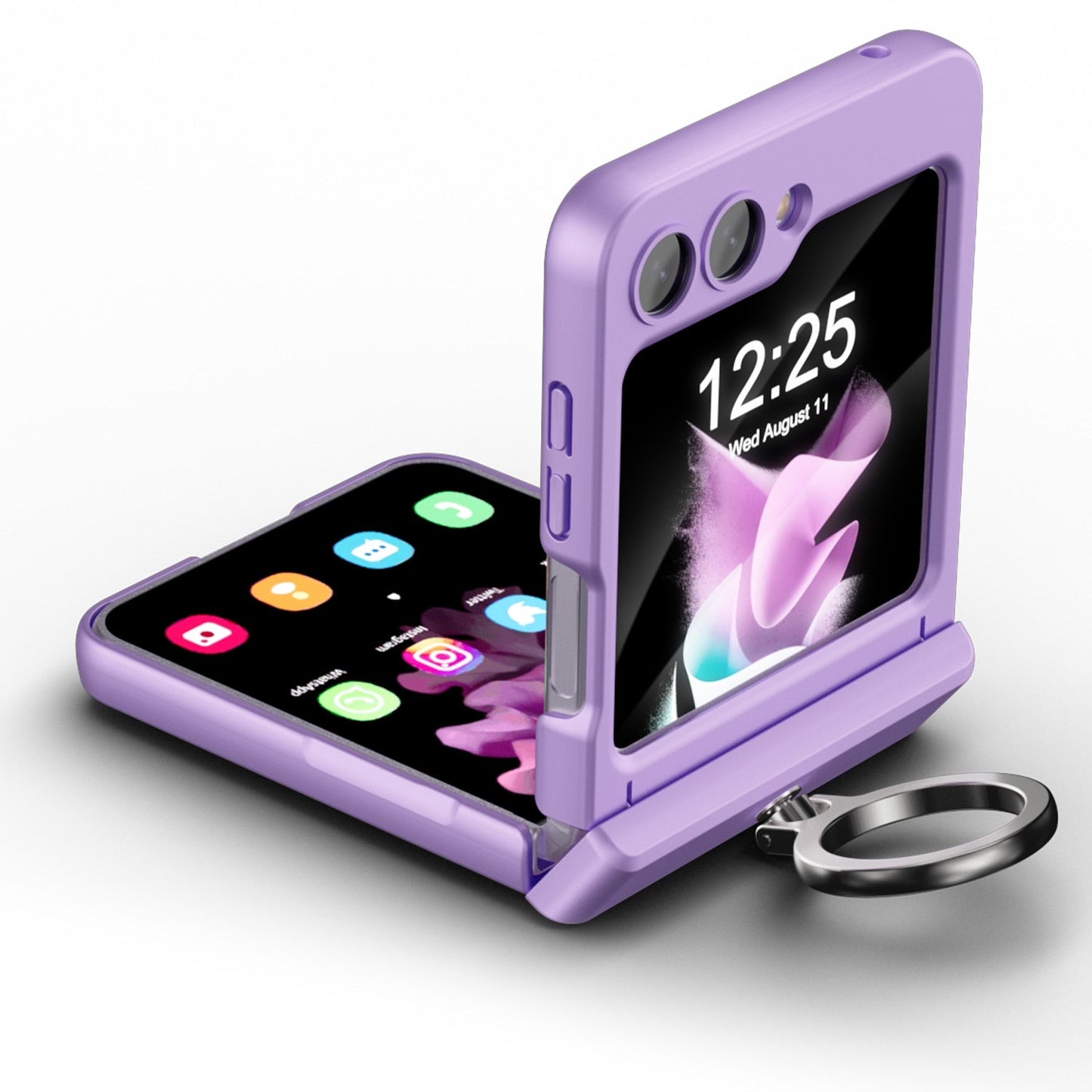 Magnetic Wireless Charging Case with Bracket For Samsung Galaxy Z Flip Series
