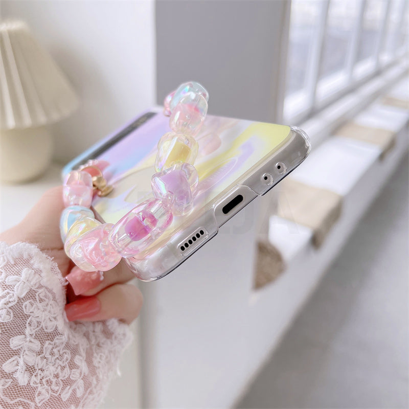 Cute Butterfly Bracelet Phone Stand Case For Samsung Galaxy Z Flip