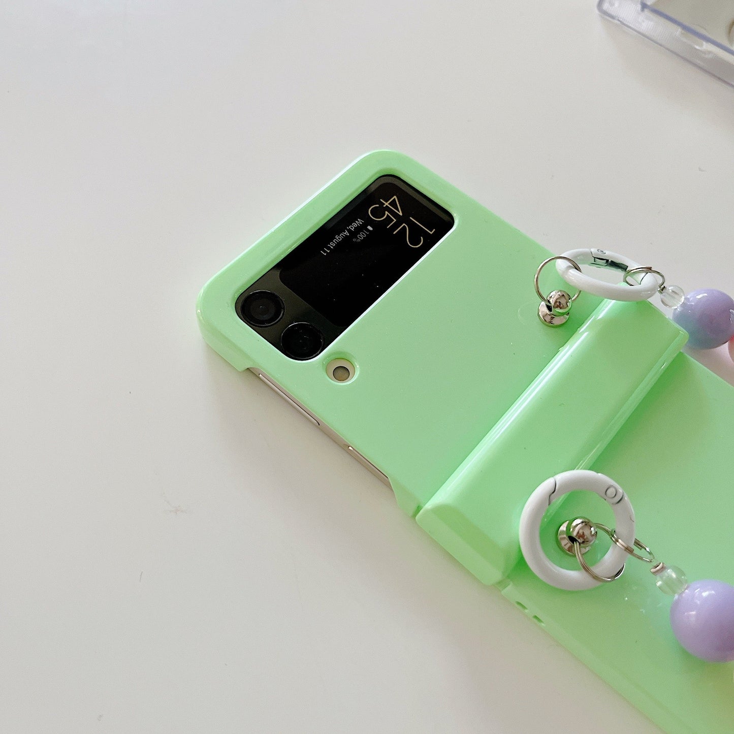 Cute Colorful Flowers Bracelet Phone Case For Samsung Galaxy Z Flip Series