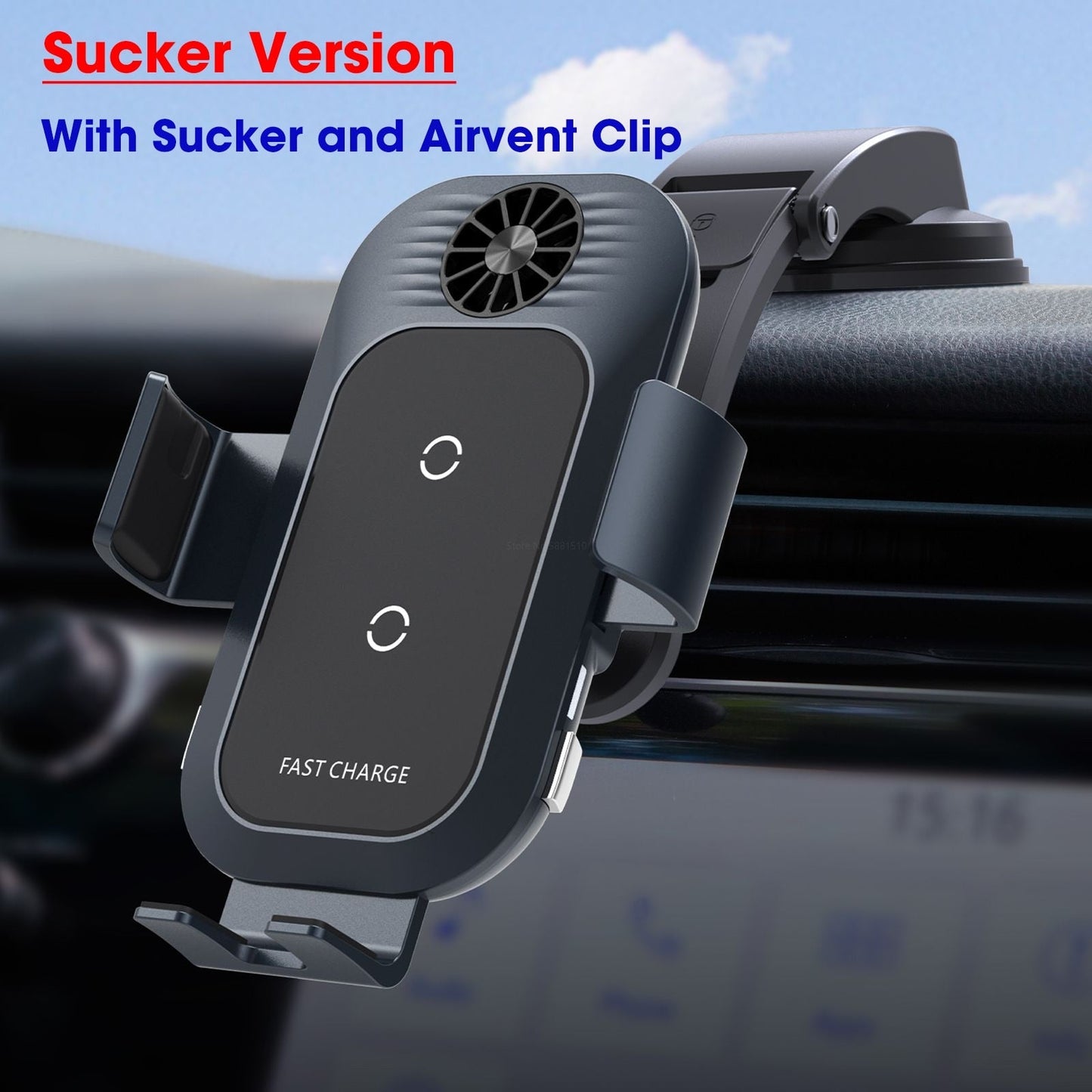 Dual Coil Car Wireless Charger For Samsung Galaxy Z Flip