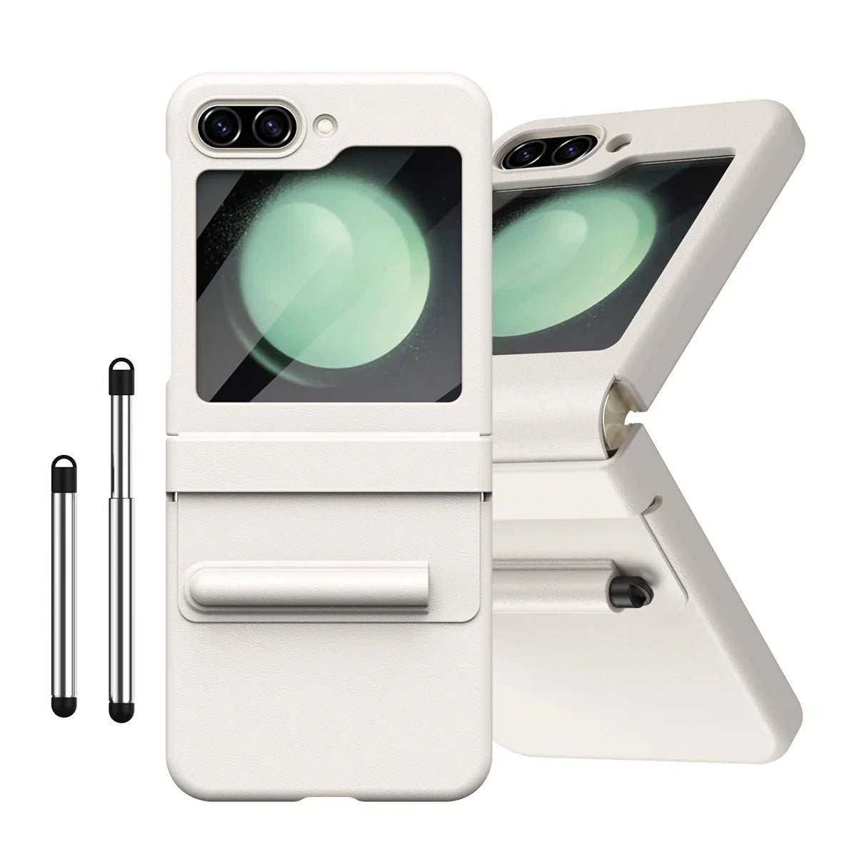Leather Case With Touch Pen Case for Galaxy Z Flip 5
