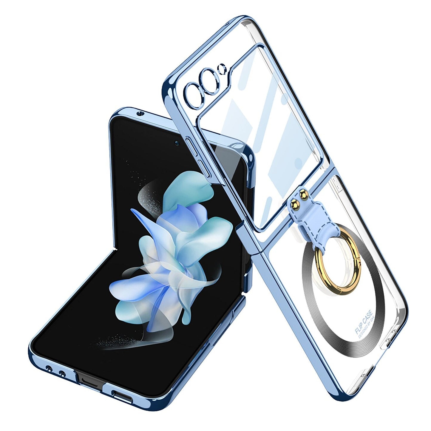 Magsafe Wireless Charging Case with Ring Holder For Samsung Galaxy Z Flip Series