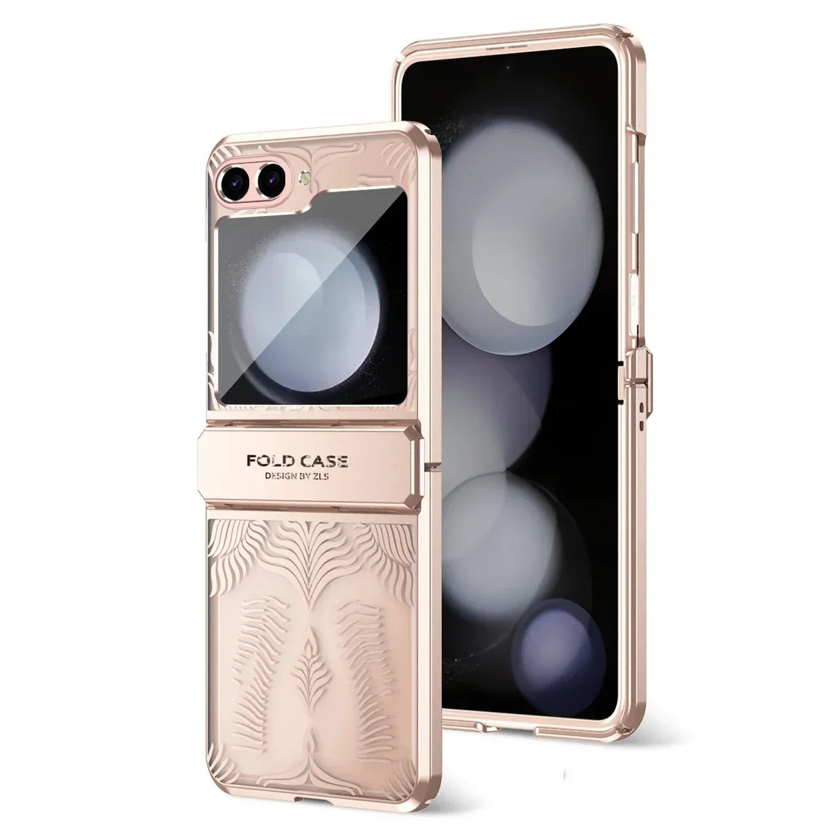 Ultra Thin Transparent Case With Hinge Protection For Galaxy Z Flip