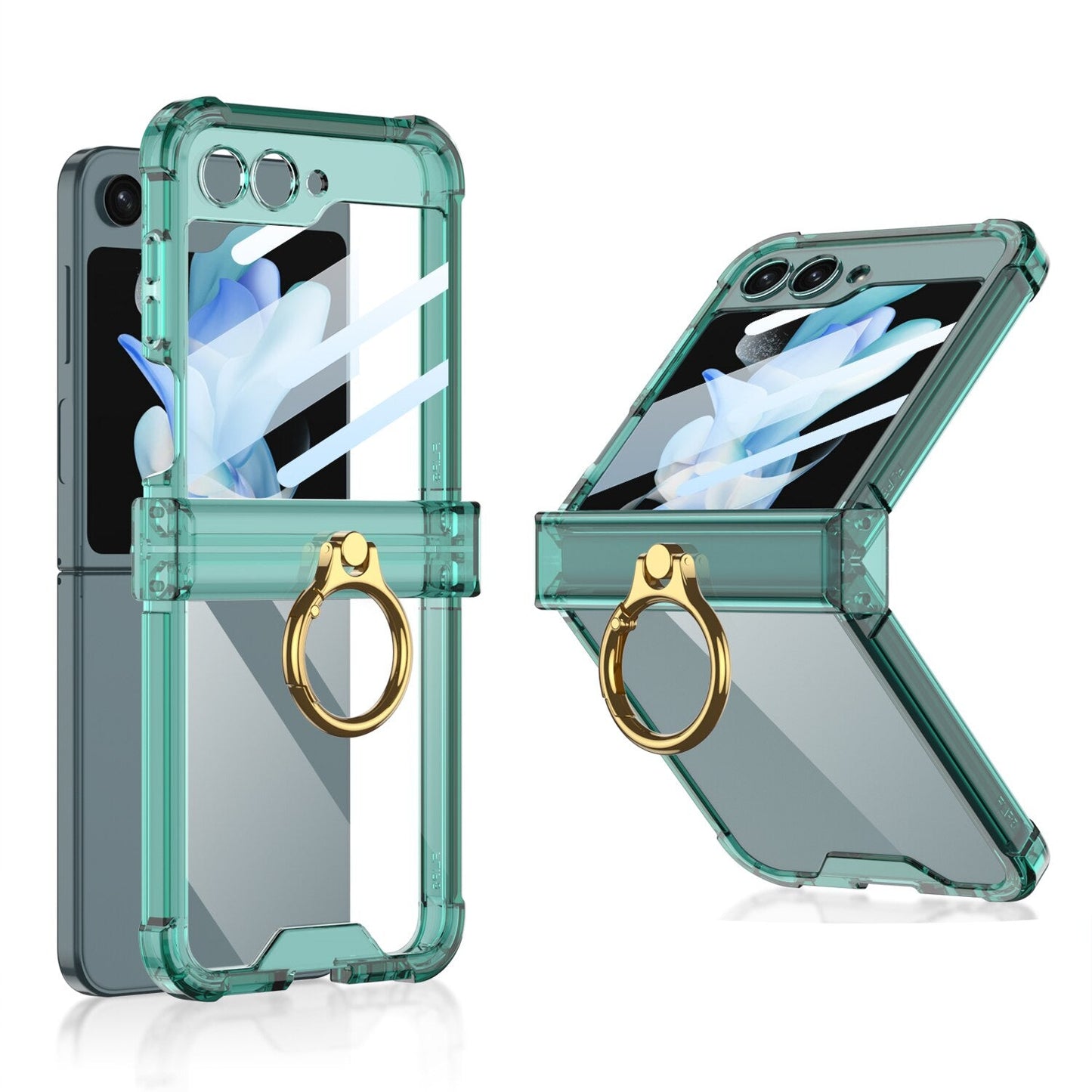 Luxury Hard Case With Ring for Samsung Galaxy Z Flip
