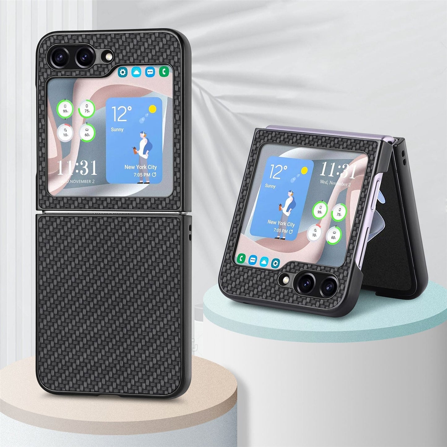 Anti-Fingerprint Matte Cover Case for Samsung Galaxy Z Flip