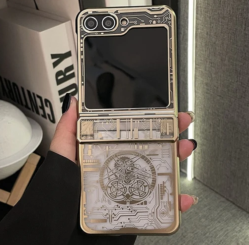 Circuit Pattern Case For Samsung Z Flip sERIES
