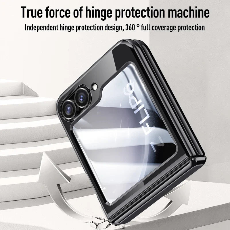 Transparent Electroplated Case for Samsung Galaxy Z Flip 7 & 6