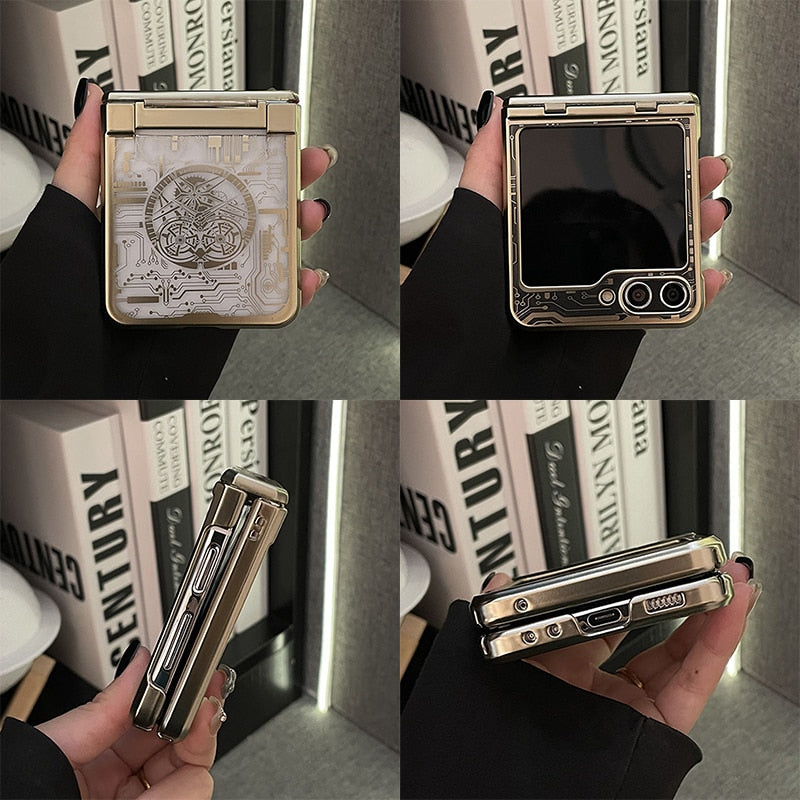 Circuit Pattern Case For Samsung Z Flip sERIES