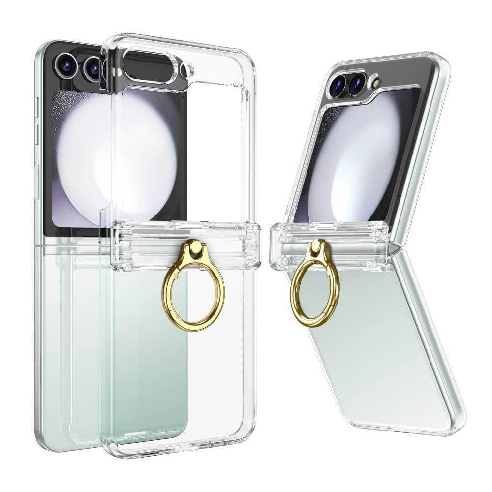 Shockproof Matte Case with Ring Holder For Samsung Galaxy Z Flip