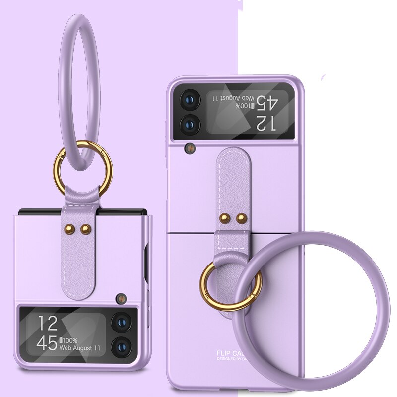 Fashion Hand Ring Bracelet Case For Samsung Galaxy Z Flip 4