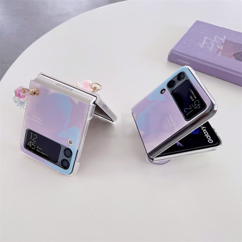 Cute Butterfly Bracelet Phone Stand Case For Samsung Galaxy Z Flip