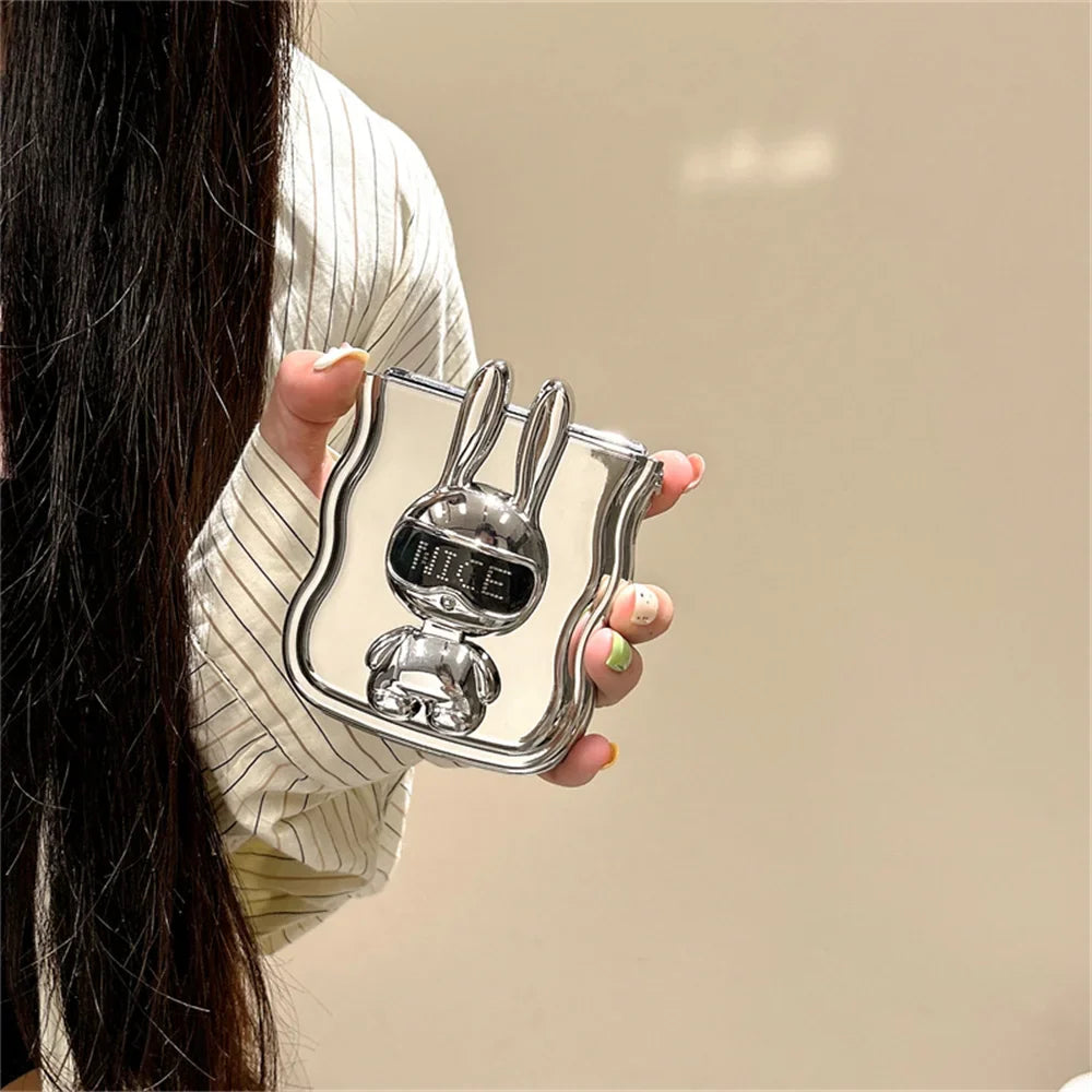 Rabbit Stand Wave Case for Samsung Galaxy Z Flip 7&6
