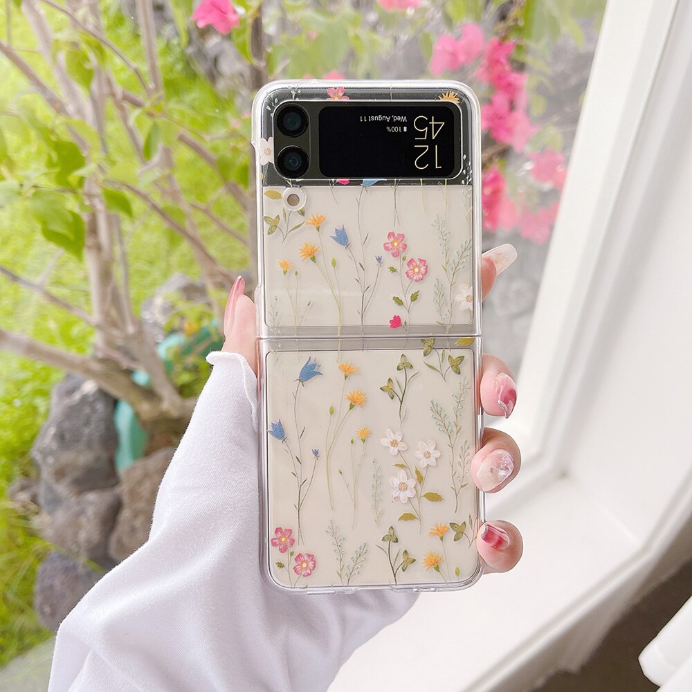 Cute Flowers Case For Samsung Galaxy Z Flip 7 & 6