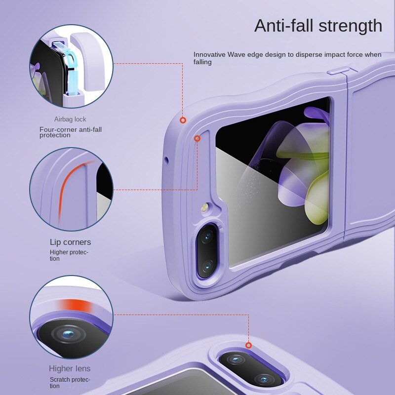 Luxury Shockproof Soft Case for Samsung Galaxy Z Flip