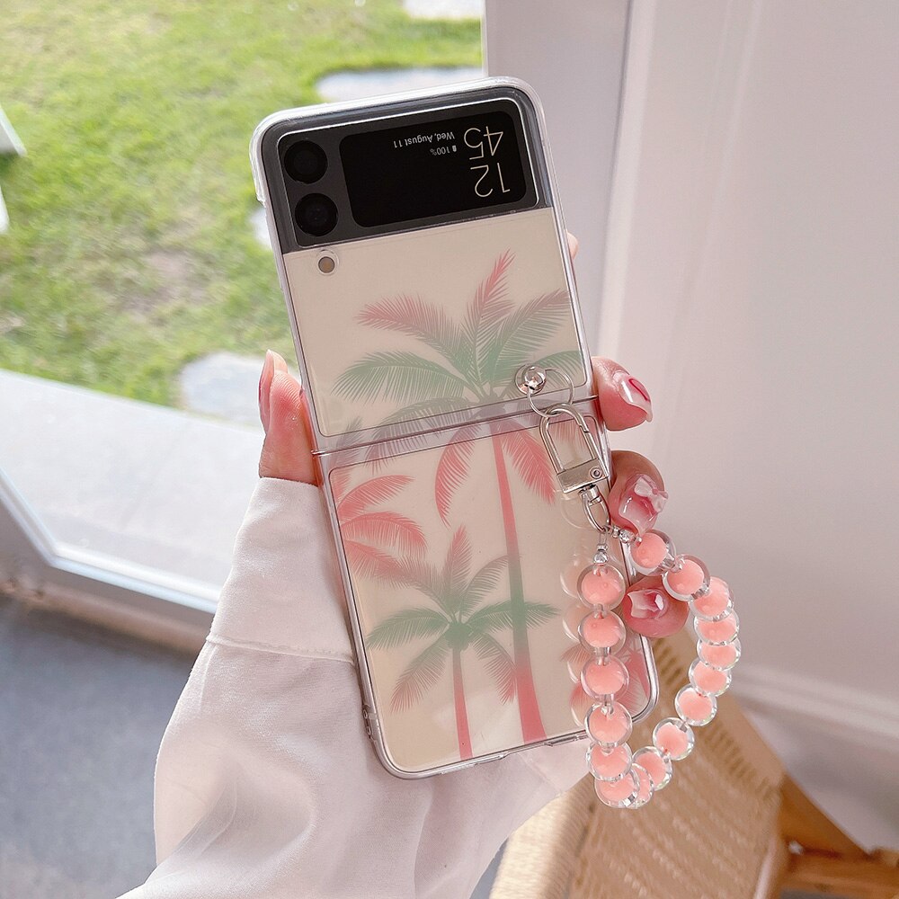 Simplicity Coconut Tree Phone Case For Samsung Galaxy Z Flip Series