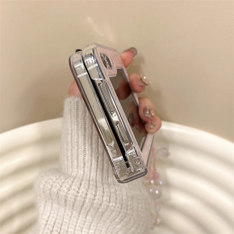 Cute Fireworks Laser Case for Samsung Galaxy Z Flip 7 & 6