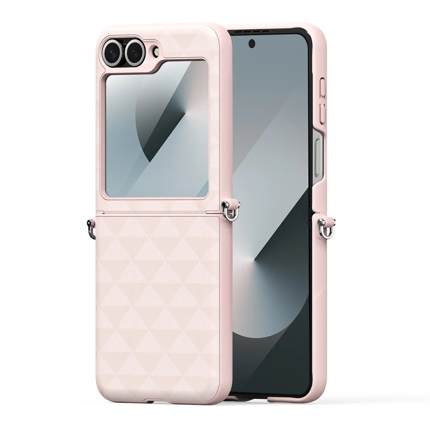 Leather Case with Hinge Protection for Z Flip Series