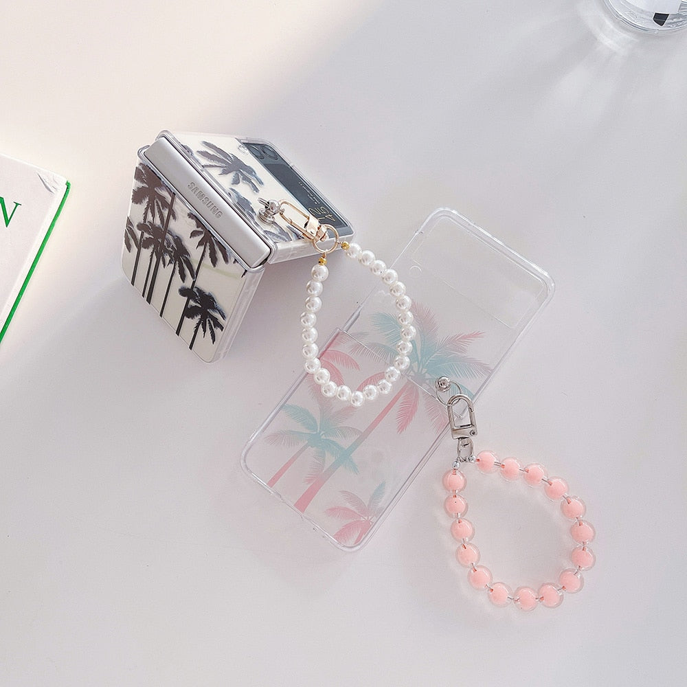 Simplicity Coconut Tree Phone Case For Samsung Galaxy Z Flip Series