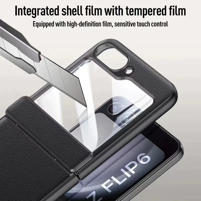 Shockproof Leather Case For Samsung Galaxy Z Flip Series
