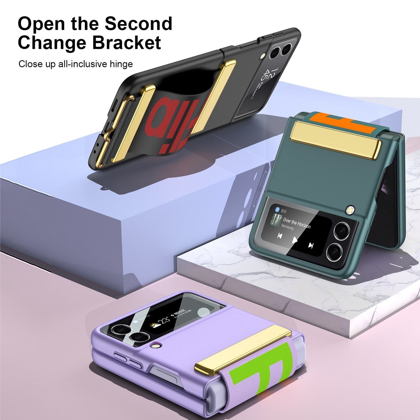 Wristband Bracket Case For Samsung Galaxy Z Flip