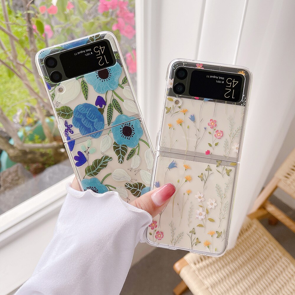 Cute Flowers Case For Samsung Galaxy Z Flip 7 & 6