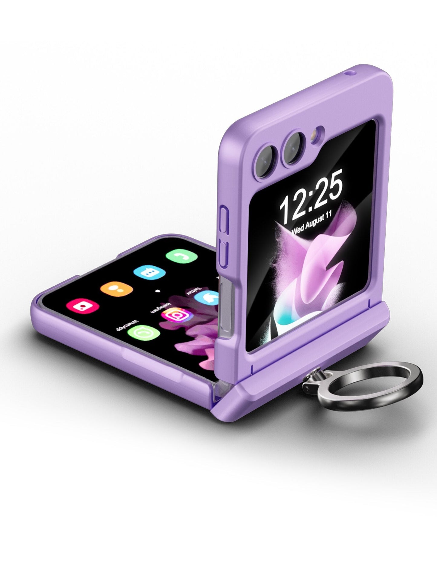 Shockproof Case with Ring Bracket for Samsung Galaxy Z Flip
