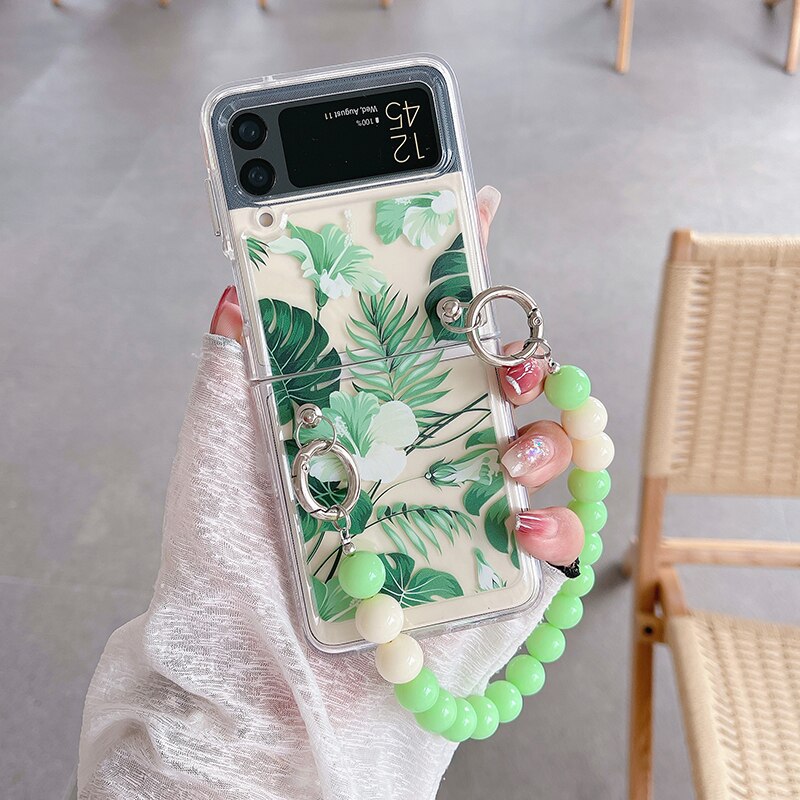 Cute Colorful Flowers Slim Case For Samsung Galaxy Z Flip Series