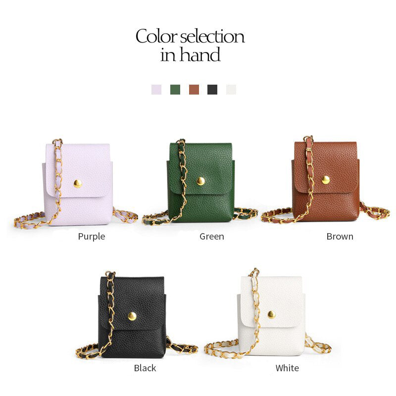 Crossbody Leather Mini Phone Bag For Samsung Galaxy Z Flip Series