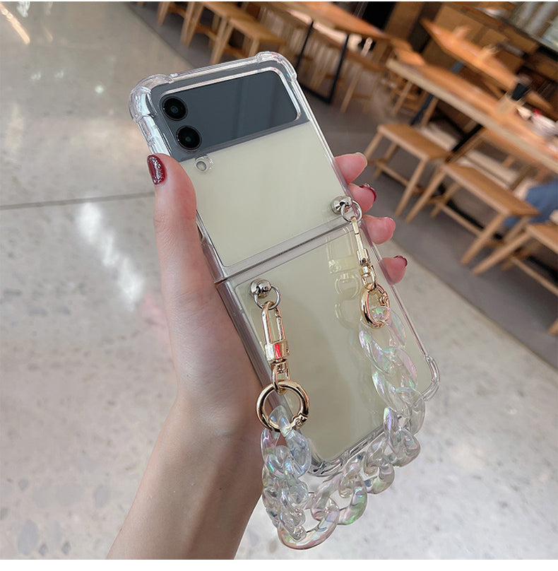 Bracelet Hand Chain case For Samsung Galaxy Z Flip Series