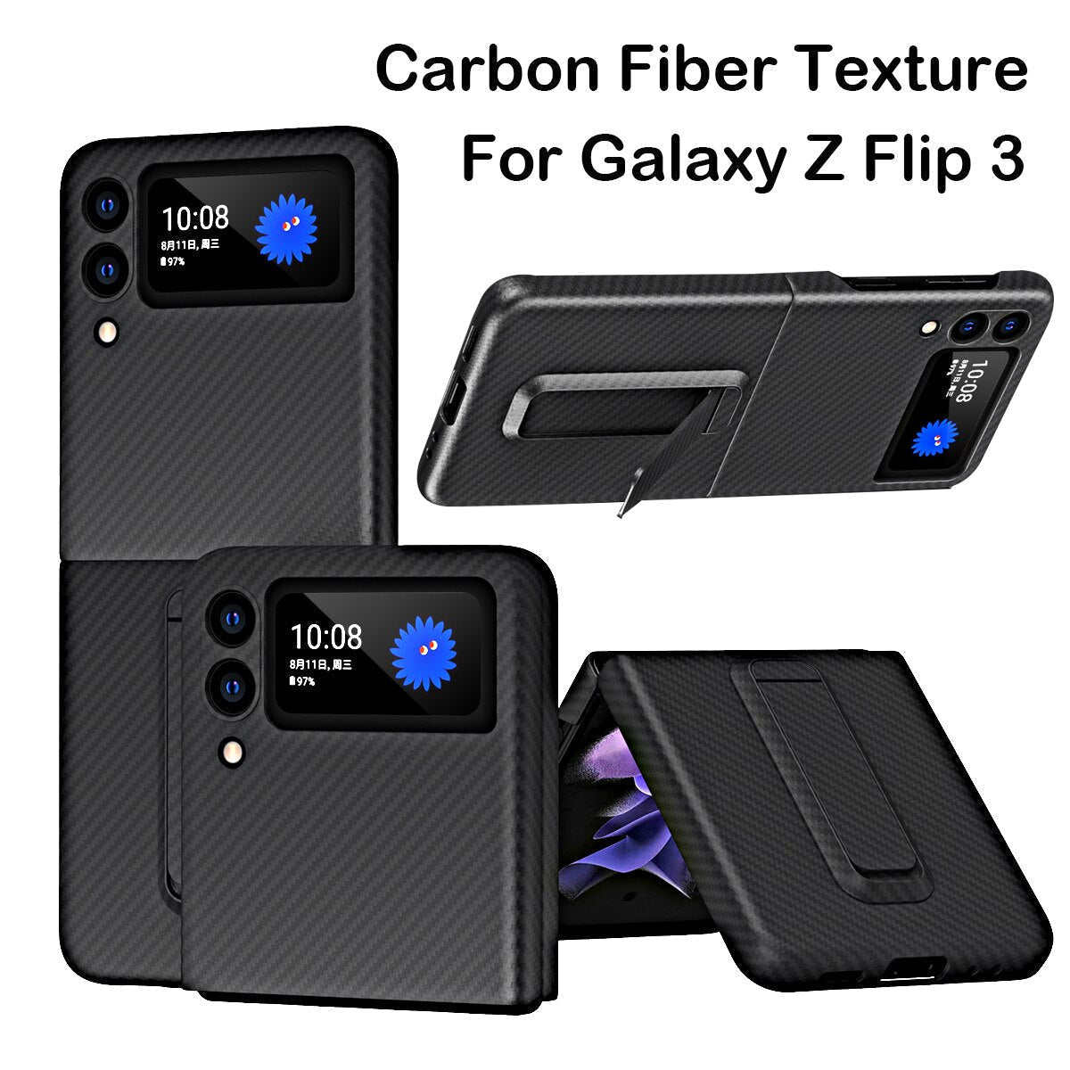 Luxury Leather For Z Flip Series