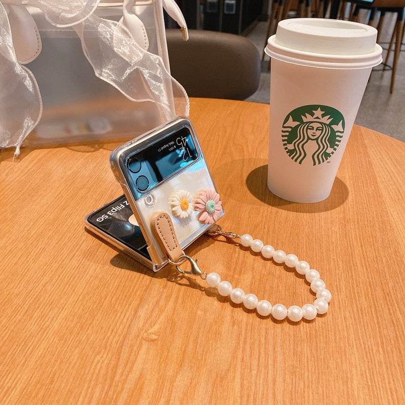 Flower Bracelet Phone Case For Samsung Galaxy Z Flip