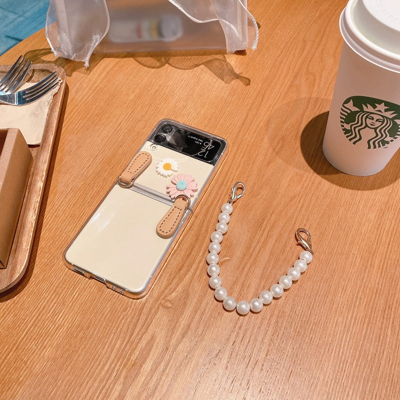 Flower Bracelet Phone Case For Samsung Galaxy Z Flip