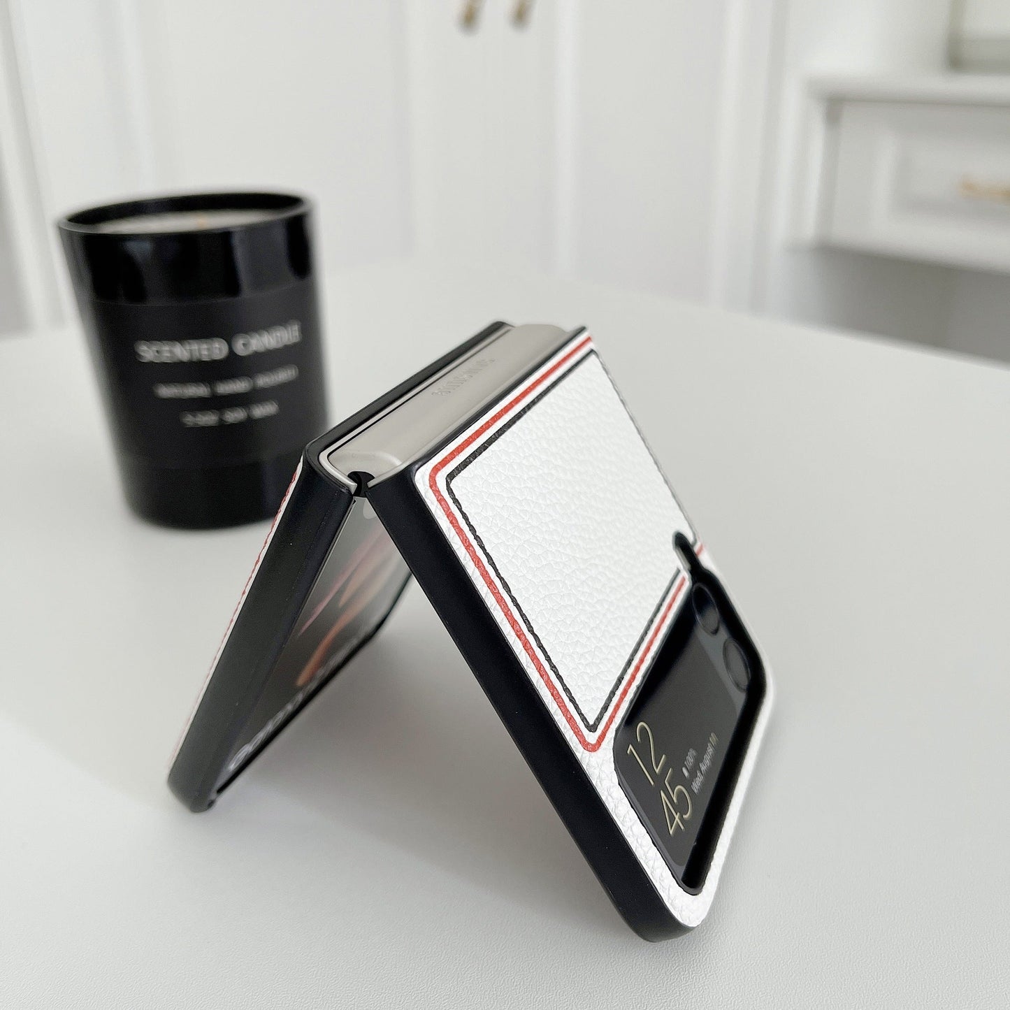 Fashion Joint name Lychee Case for Samsung Galaxy Z Flip