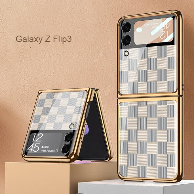 Luxury Marble Case For Z Flip Series