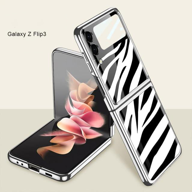 Luxury Marble Case For Z Flip Series