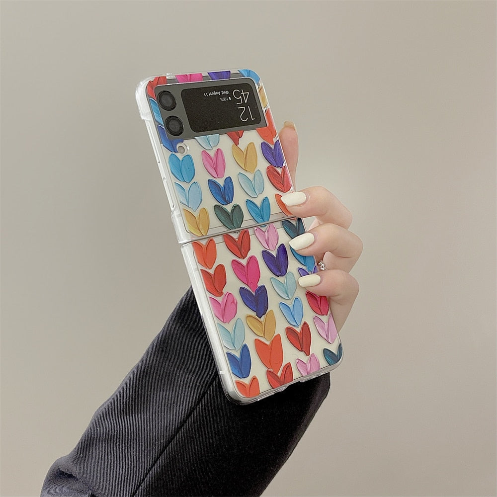 Colorful Oil Painting Case For Samsung Galaxy Z Flip 7