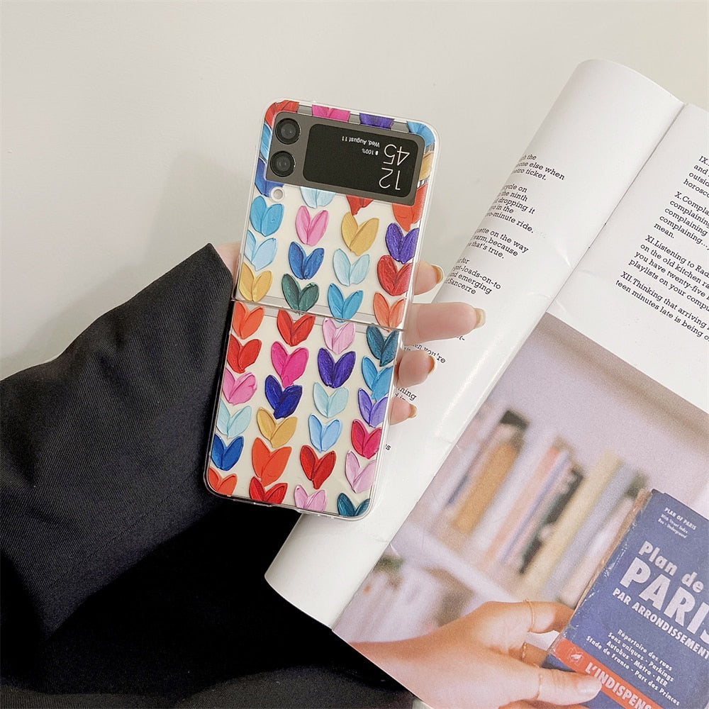 Colorful Oil Painting Case For Samsung Galaxy Z Flip 7