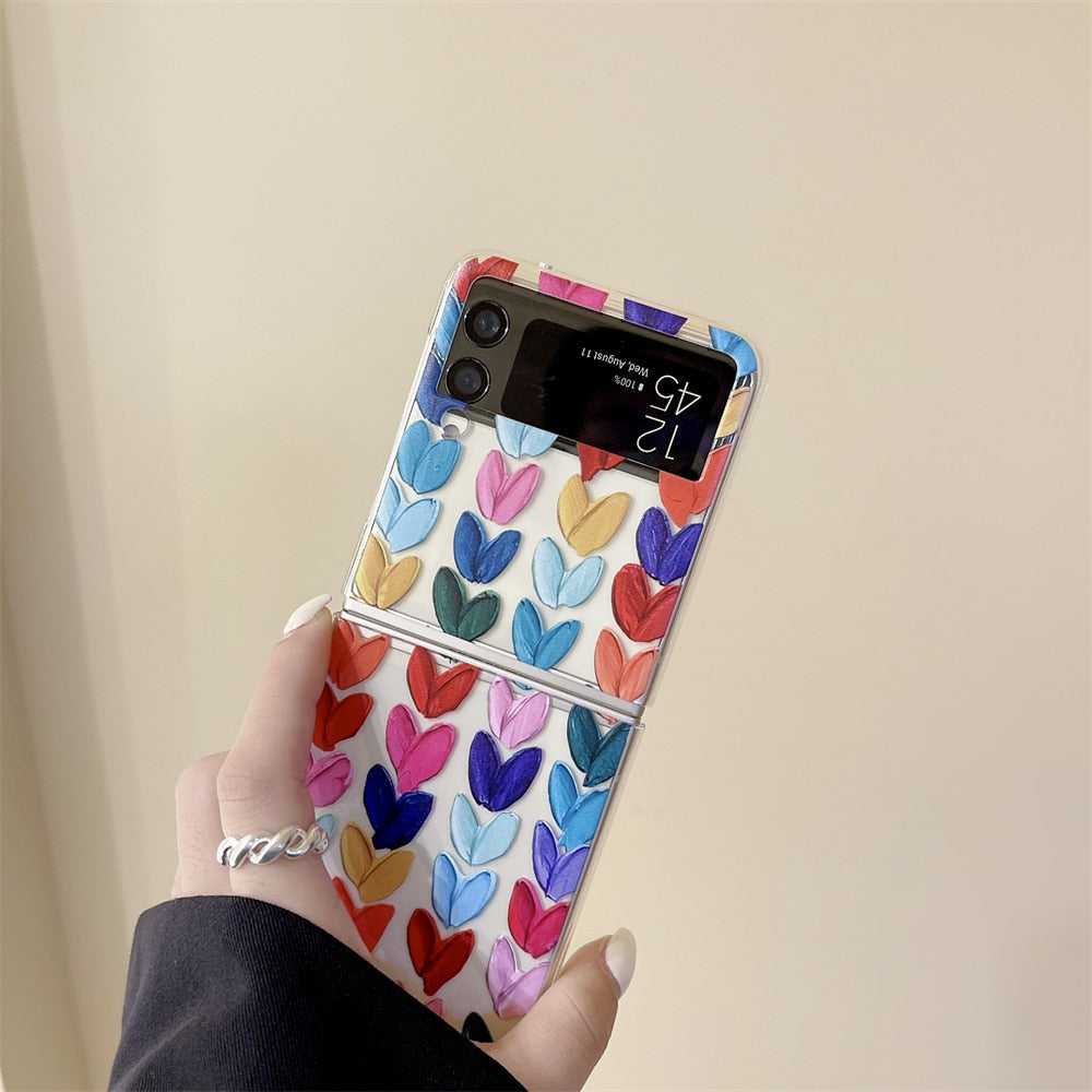 Colorful Oil Painting Case For Samsung Galaxy Z Flip 7