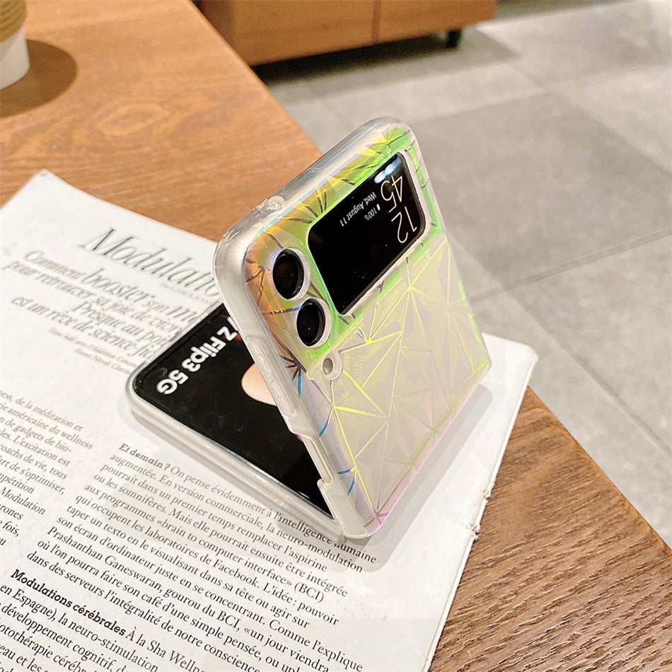 Colorful Shell pattern Protective Cover for Galaxy Z Flip Series